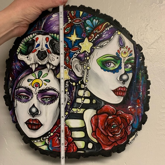 ORIGINAL OOAK ART! BRITTANY HANKS ORIGINAL PAINTING ON WOOD! Ready to Hang! - Picture 13 of 13